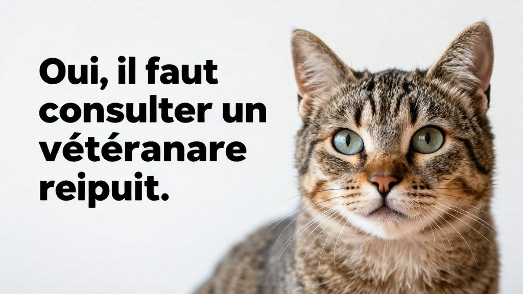 Chat qui ne mange plus depuis 24 heures : est-ce grave ?