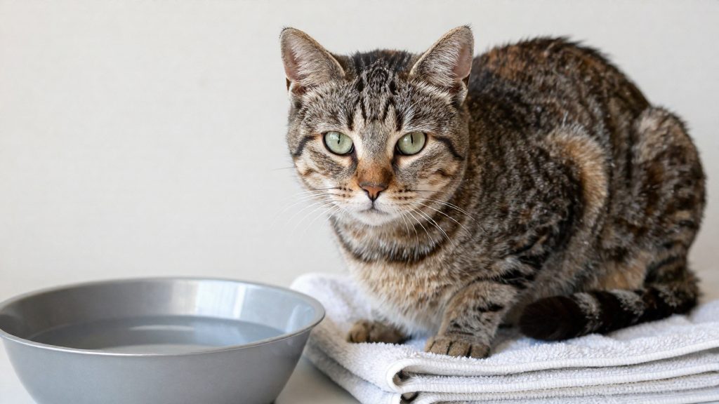 Gato de pelo curto precisa de banho?