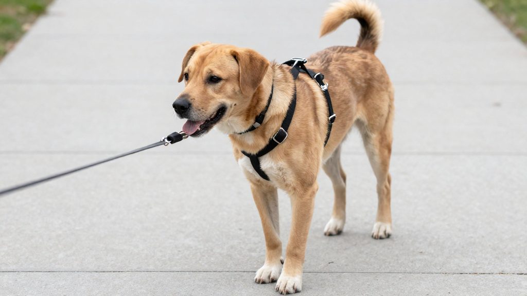 Perché il cane tira al guinzaglio?