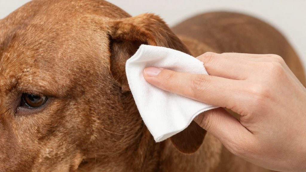 ¿Cuándo hay que limpiar los oídos de un perro?
