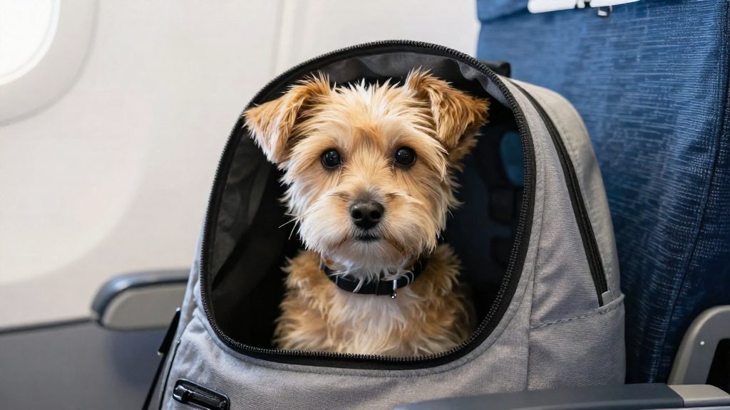 Which US airlines allow dogs in the cabin?