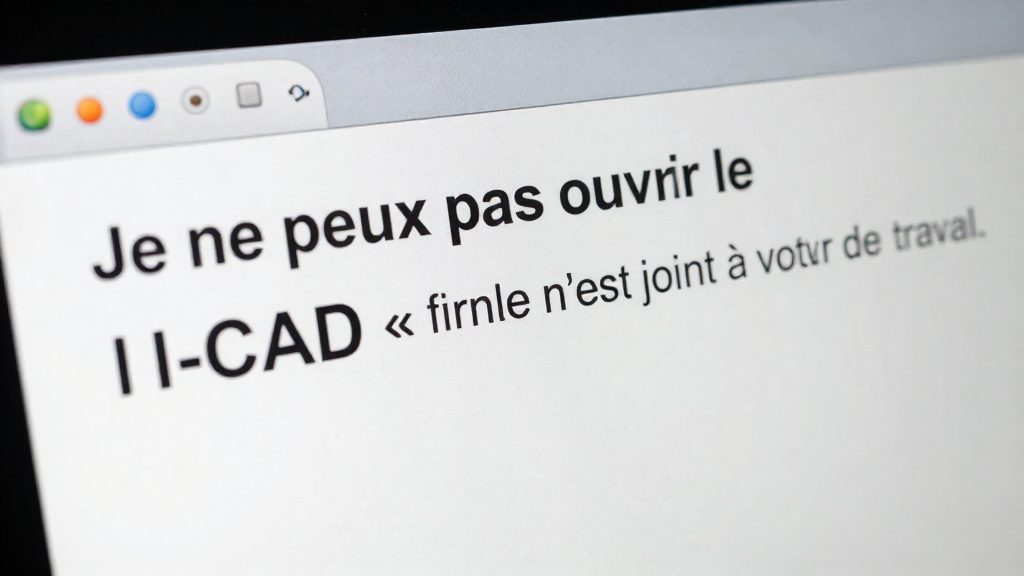 Que contient le fichier I-CAD ?