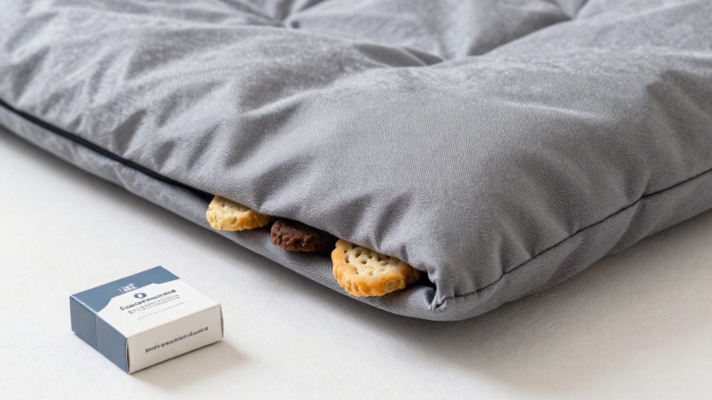 Boîte olfactive et tapis de fouille