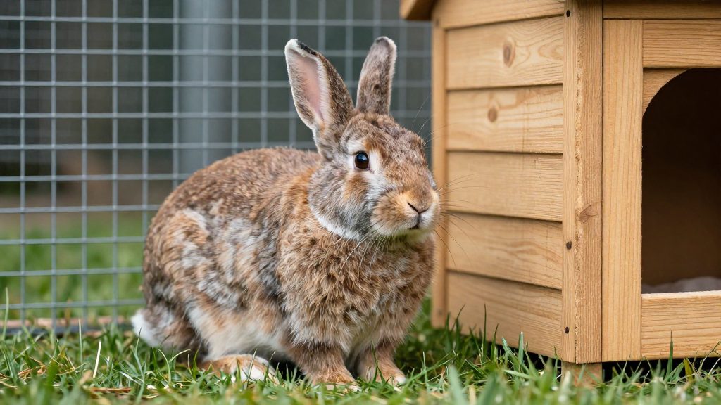 Wie groß muss ein Kaninchen-Außengehege sein?