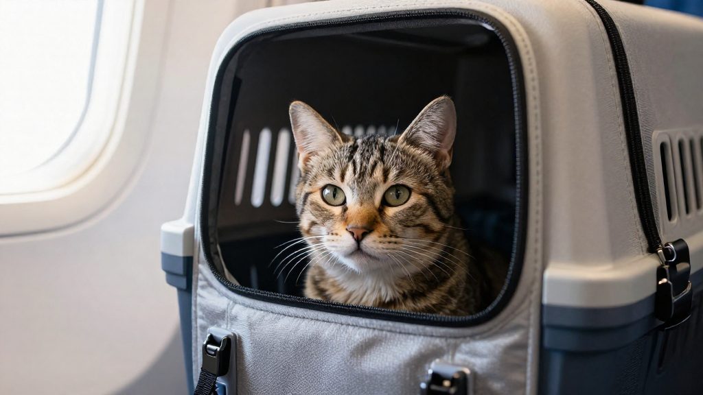 Wann ist eine Katze alt genug zum Fliegen?