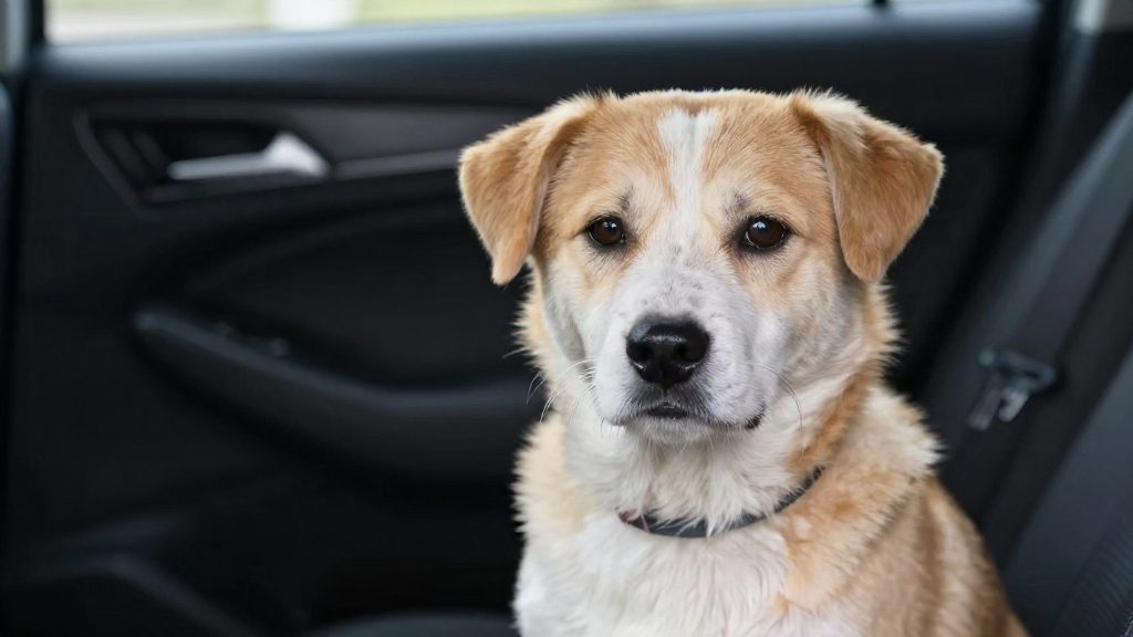 Is it legal to drive with a dog loose in the car?