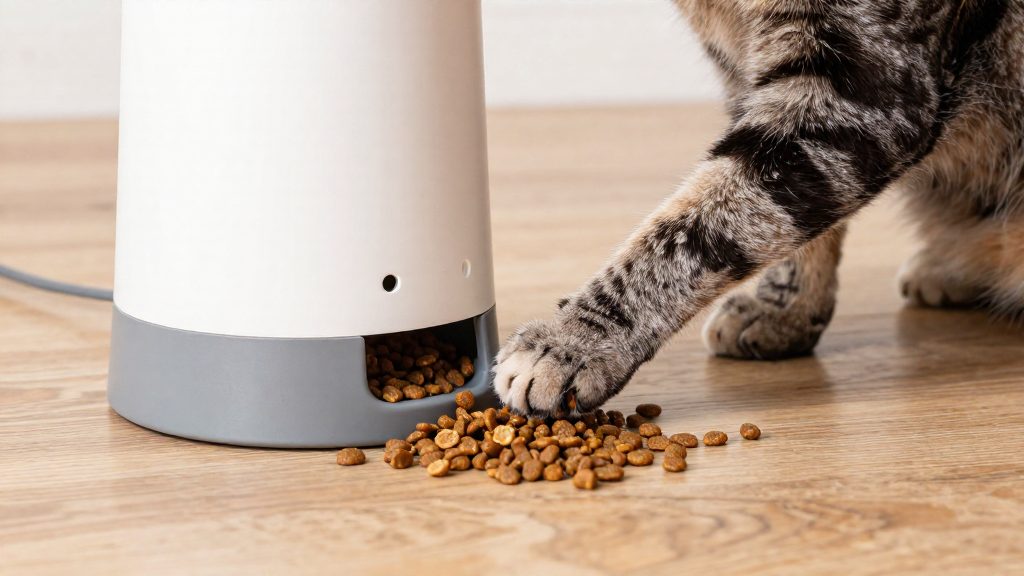 Why do indoor cats need food puzzles?