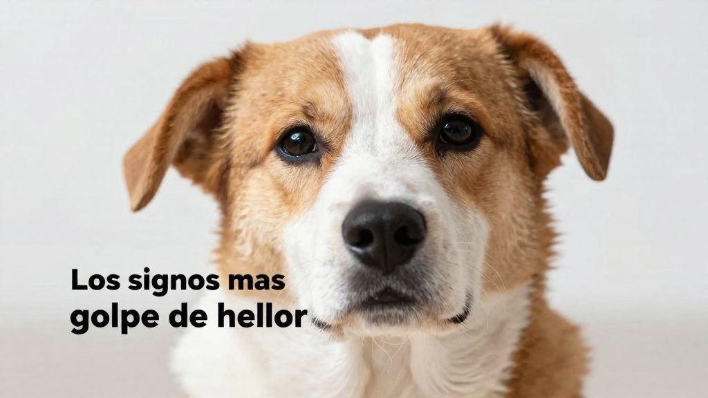 ¿Cuáles son los síntomas de un golpe de calor en el perro?