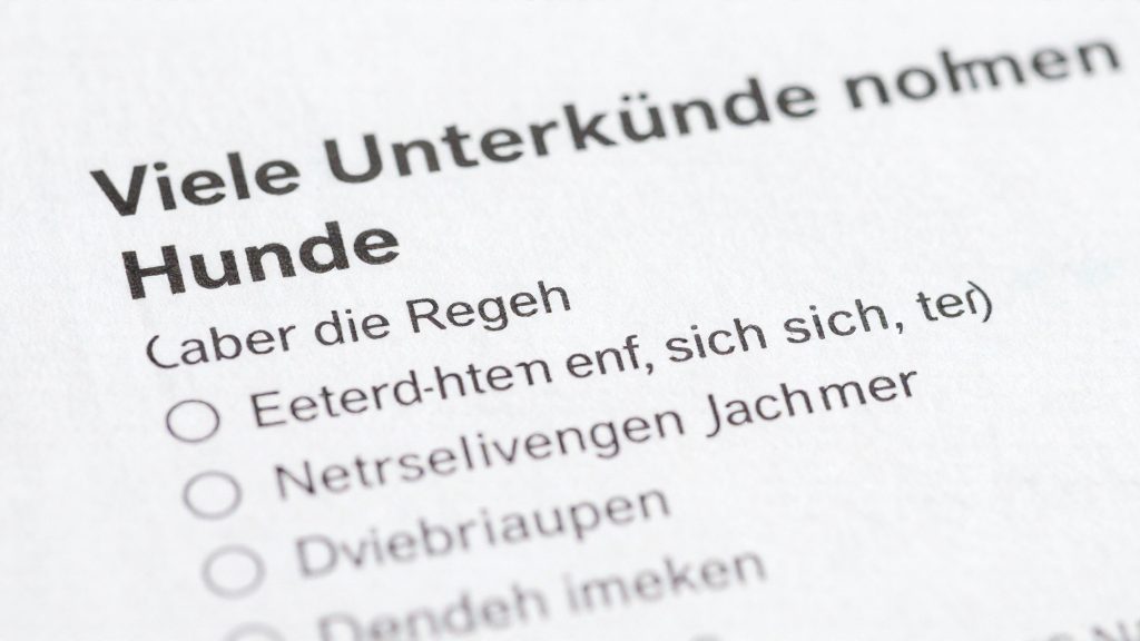 Welche Unterkünfte nehmen Hunde auf?