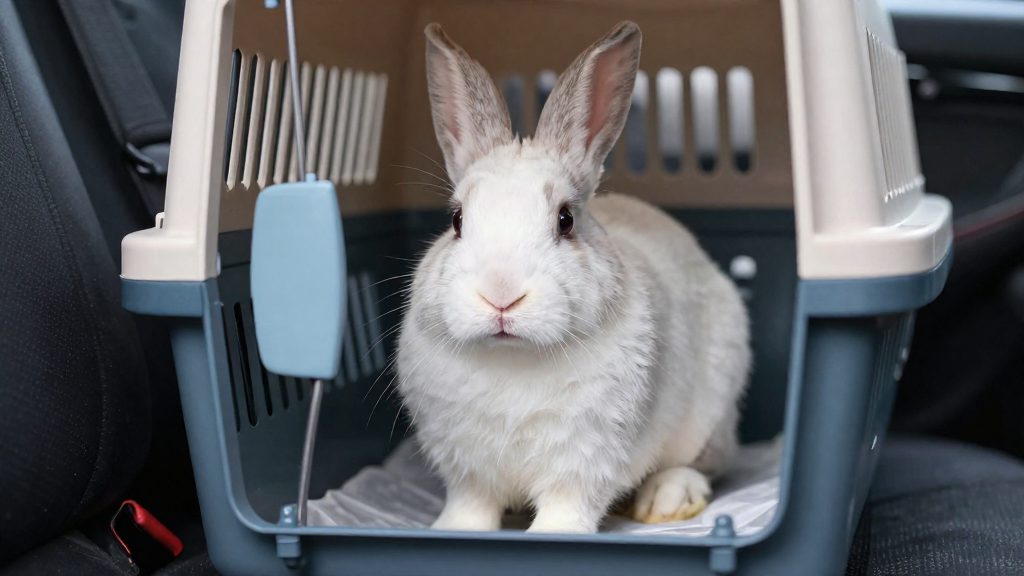 Où installer le lapin dans la voiture ?